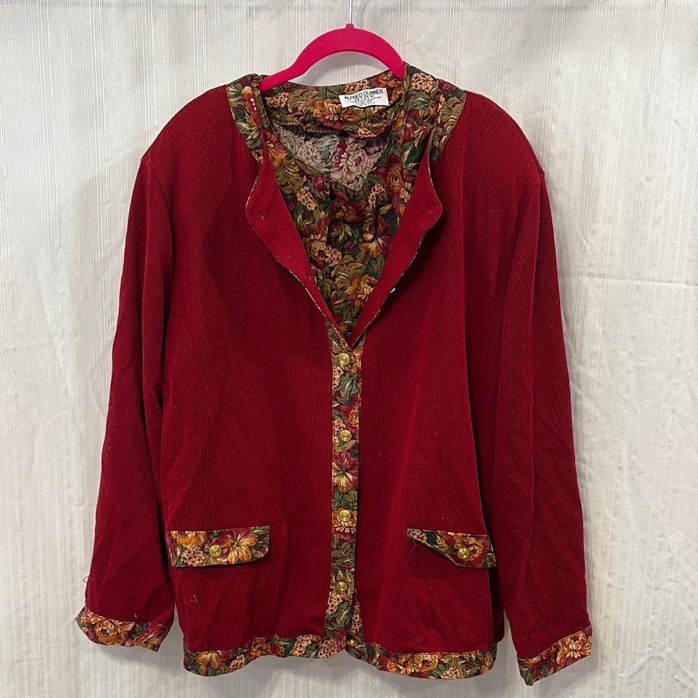 Alfred Dunner Sweater and Blouse Set